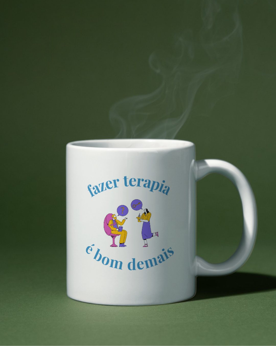 Caneca Xicara Personalizada Psicologia - Imagem 3